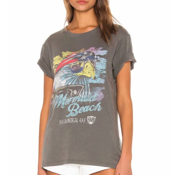 Mermaid Beach Eagle Island Boho Graphic Tee - Picture 7 of 12